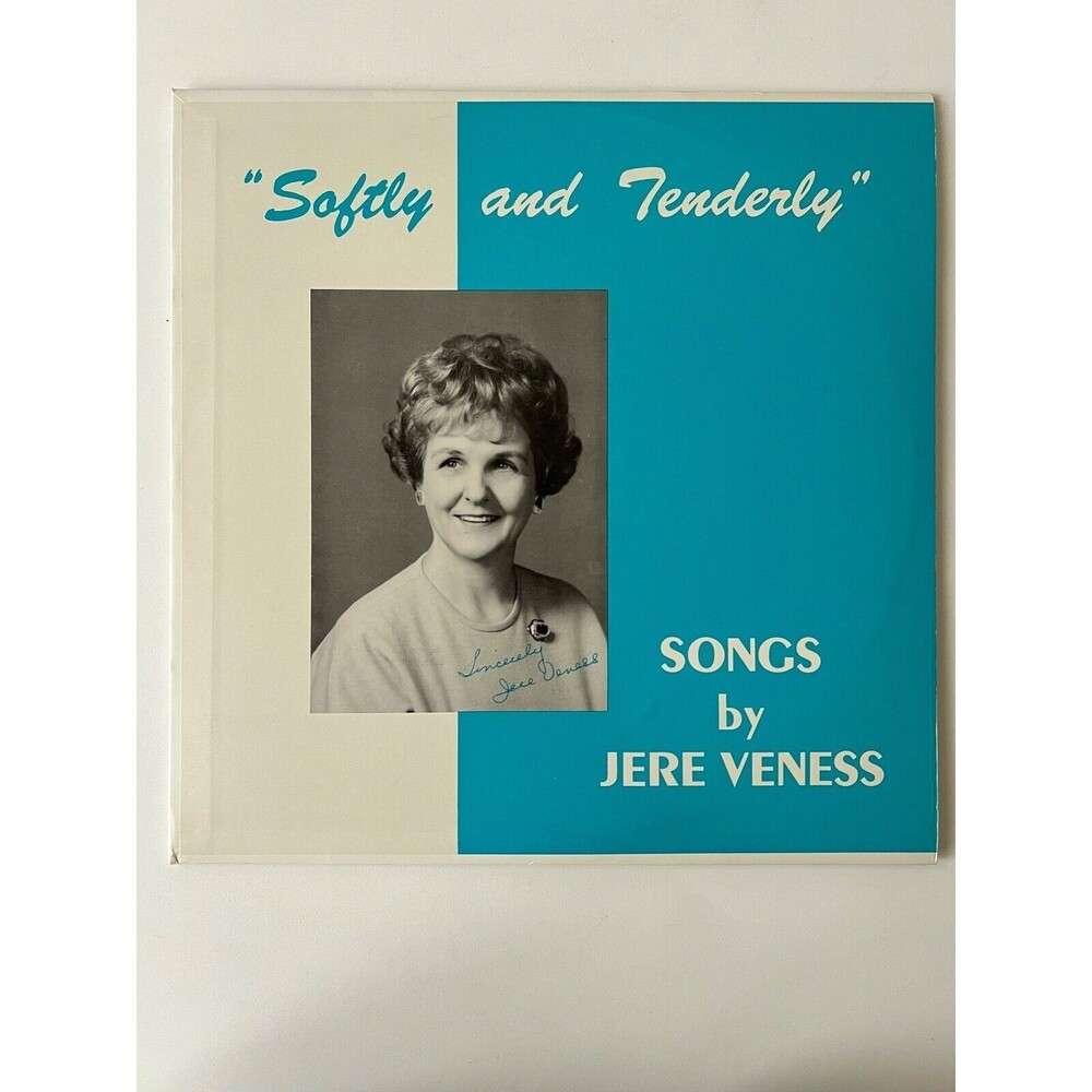 Jere Veness Softly and Tenderly LP QC 637 Jean Henry Robinson EX